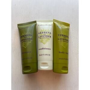 New Crabtree & Evelyn Verbena and Lavender Shampoo, Conditioner, Body Wash